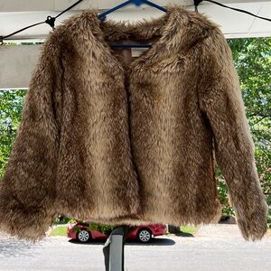 Faux fur jacket